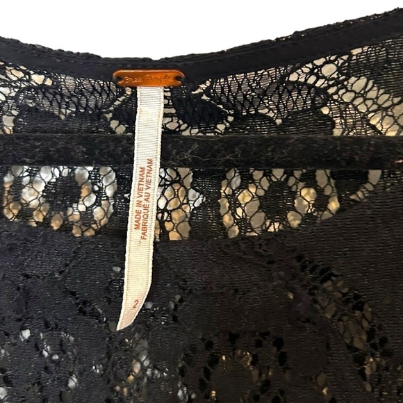 Free People Walking To The Sun Floral Lace Mini Dress - Picture 8 of 10